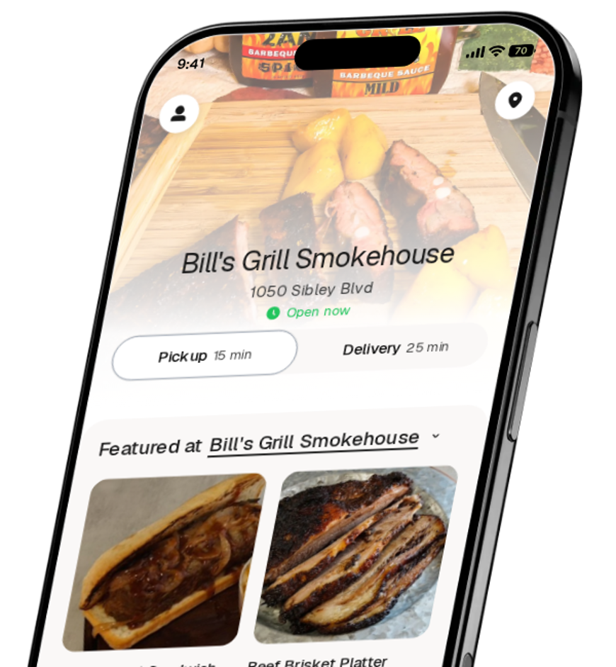 Bill's Grill Smokehouse app preview