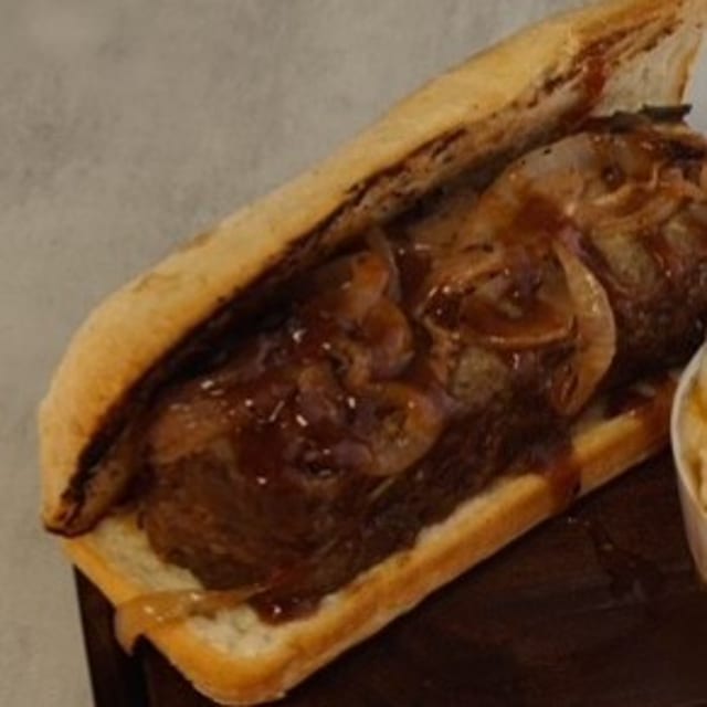 Beef Brisket Sandwich.