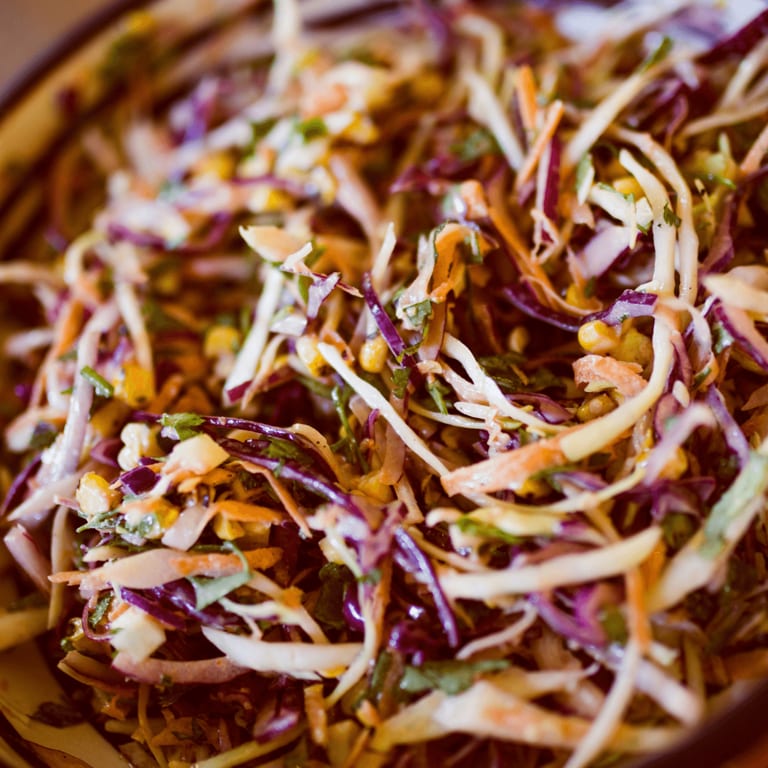 Delicious Coleslaw Made Fresh
